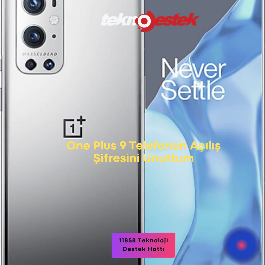 One Plus 9 telefonun açılış şifresi