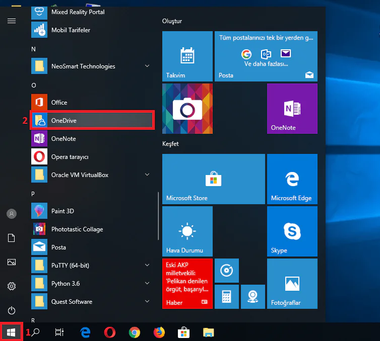 OneDrive, Windows 10'da Varsayılan Kaydetme Konumu Olarak Nasıl Ayarlanır?