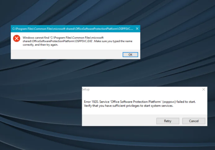 Osppsvc.exe İşlem Adımları Düzeltme