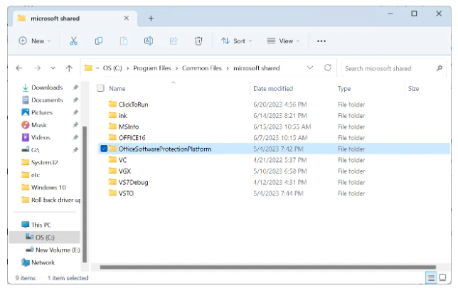 Osppsvc.exe Çözüm Adımları