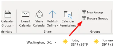 Outlook'a Ortak Klasör Takvimi Ekleme