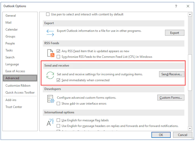 Yanlışlıkla Outlook msj gönderme
