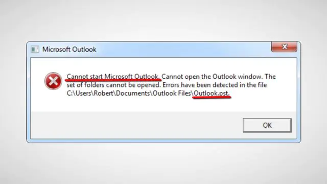 Bozulmuş PST Dosyası