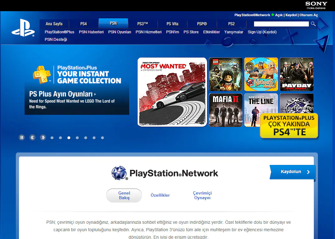 PlayStation Network Nedir