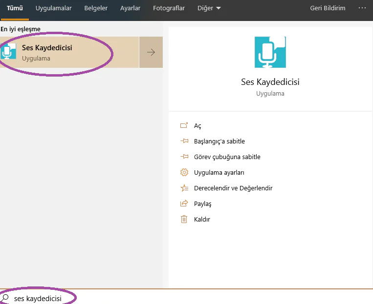 Bilgisayarda ses kaydı