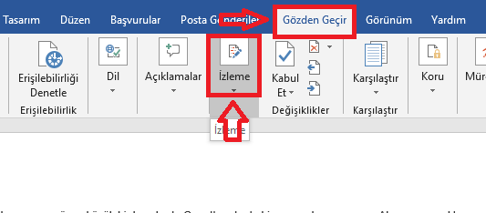 Microsoft Word Yazıların Üzerini Çizme