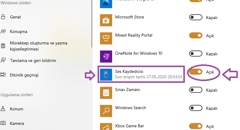 Bilgisayarda ses kaydı