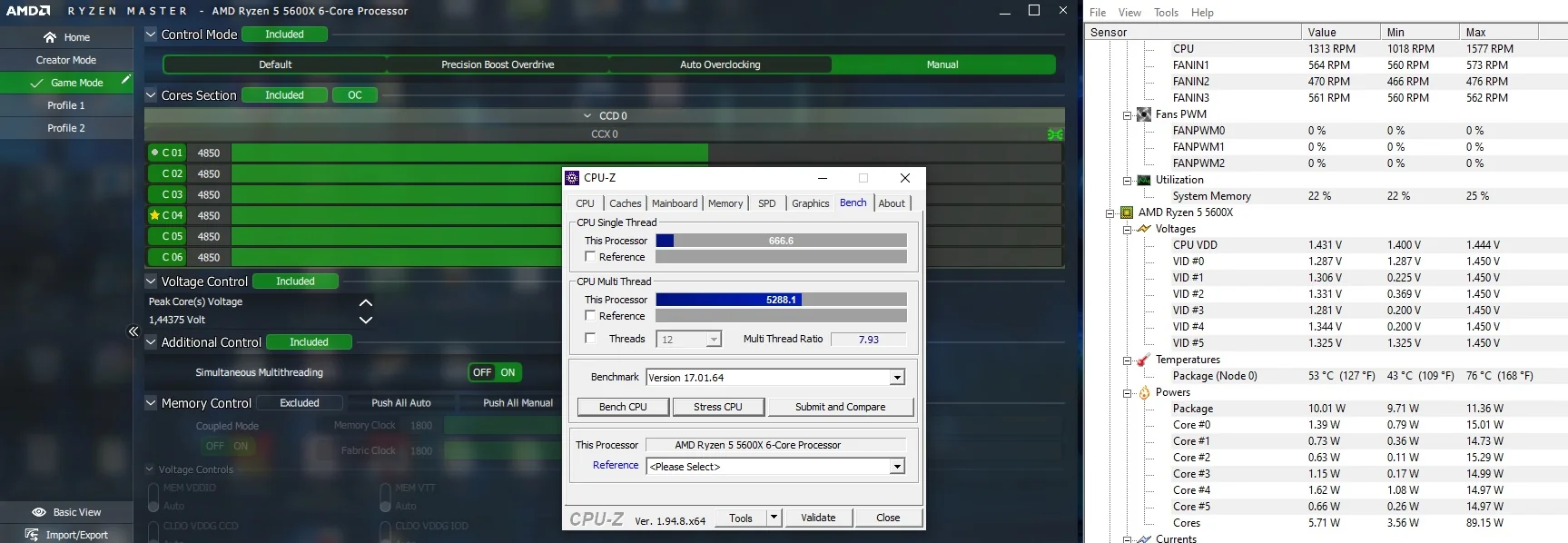 R5 5600 İşlemci OC Yapma