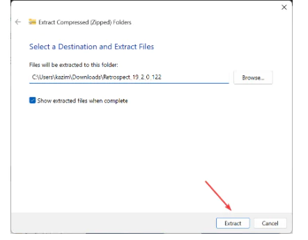 RBF Dosyası Açma Adımları