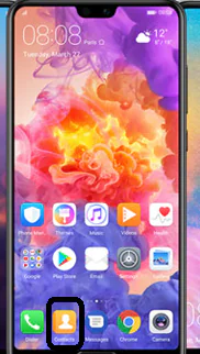 Huawei P20 Lite telefonda rehber ayarları