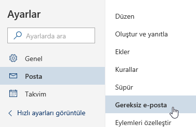 gereksiz postalar