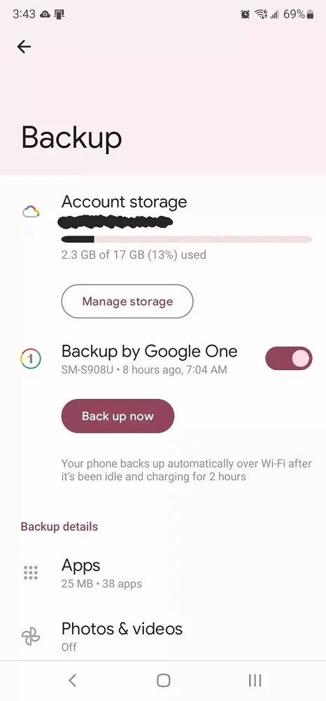 Samsung Telefon Yedekleme