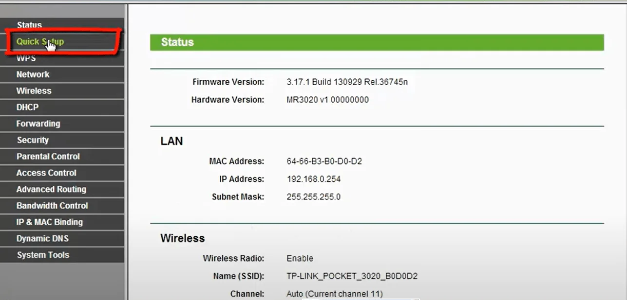 Tp Link MR 3020 3G 4G Kablosuz N Router Kurulumu Nasıl yapılır