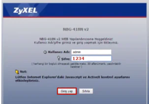 ZyXEL WAP3205v3 Router Kurulumu