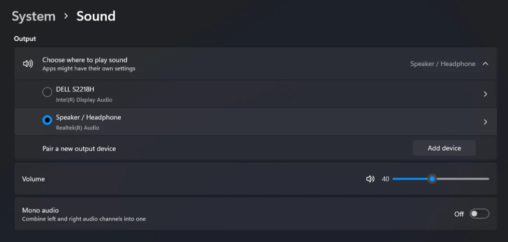 Windows 11 Varsayılan Ses Çıkışı Nasıl Değiştirilir