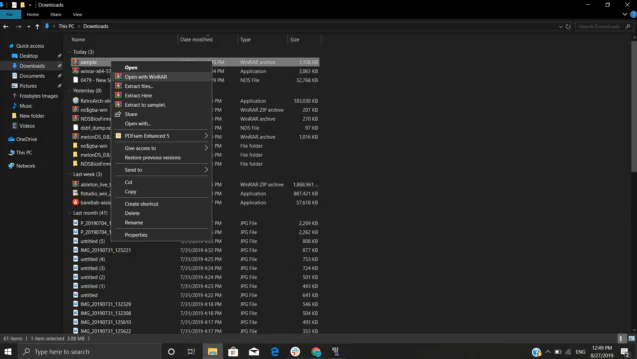 Windows ve Mac'te RAR