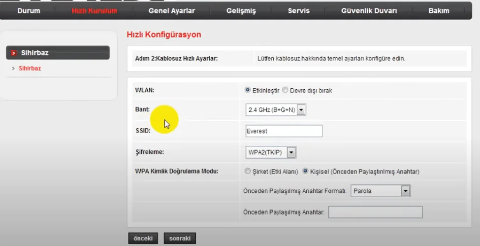 Everest SG 1800 Modem Kurulumu Nasıl Yapılır