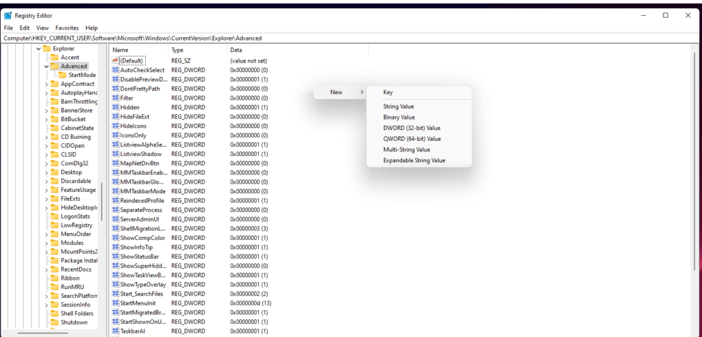 Windows 11'de Görev Çubuğu Boyutu Nasıl Değiştirilir