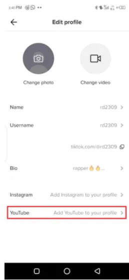 YouTube ve İnstagram TikTok Hesabına Nasıl Eklenir Adımlar