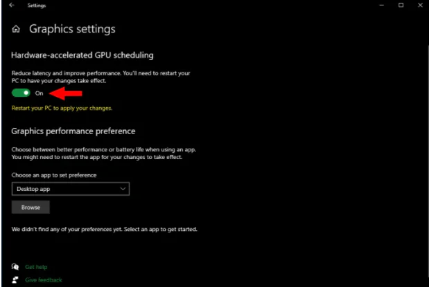 Windows 10 GPU Zamanlayıcı Nasıl Etkinleştirilir