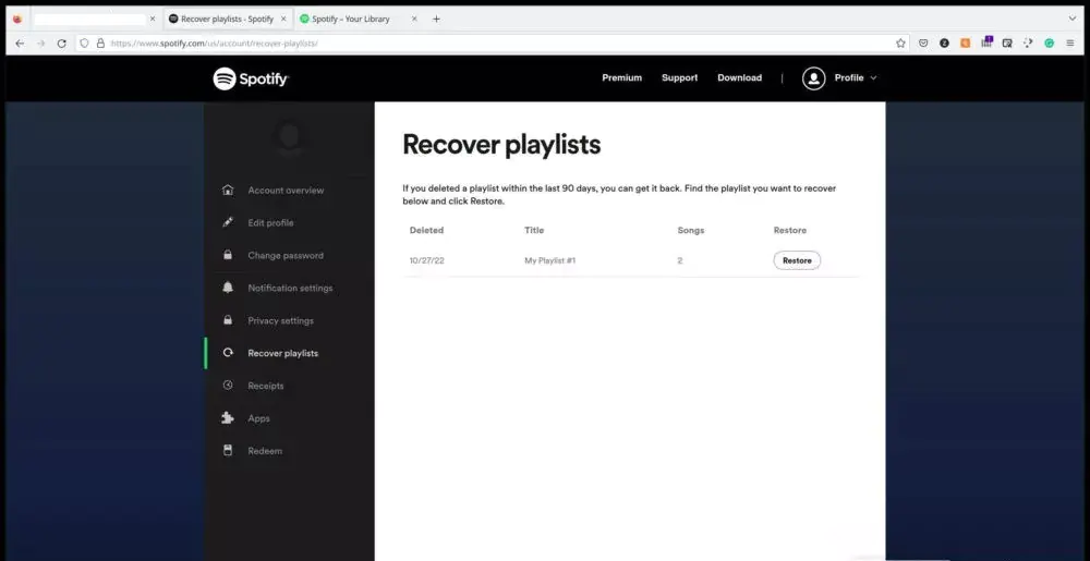Silinen Spotify Çalma Listesi Nasıl Kurtarılır