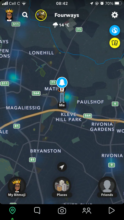 Snap Harita Katmanlarını