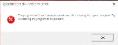Speedtreert.dll Eksik Hatası Çözüm Adımları