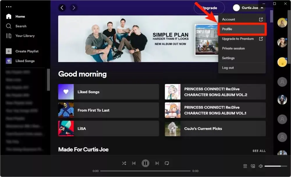 Spotify Kişi Engelleme