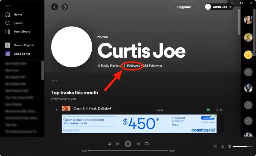Spotify Kişi Engelleme
