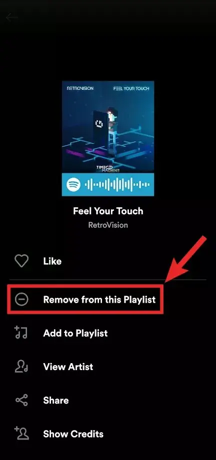 Spotify Şarkı Silme