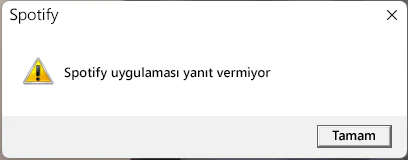 Spotify Açılmıyor Sorun Çözümü