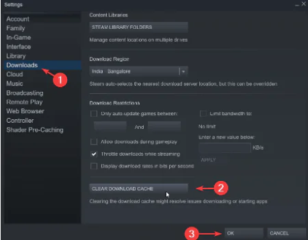 Ayrıca Steam hatası bulunamadı uygulamasını çevrimiçi kullanma seçeneğine de sahiptirler