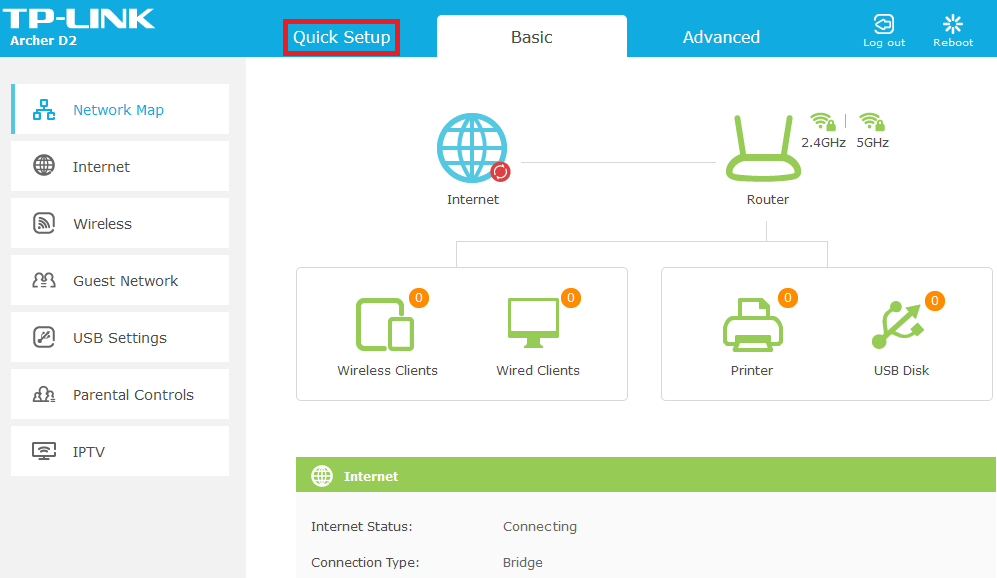TP-Link Archer D2 V1 Modem Kurulumu