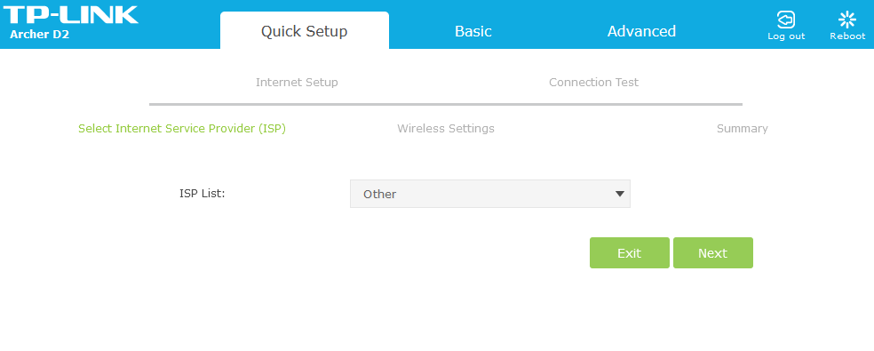 TP-Link Archer D2 V1 Modem Kurulumu