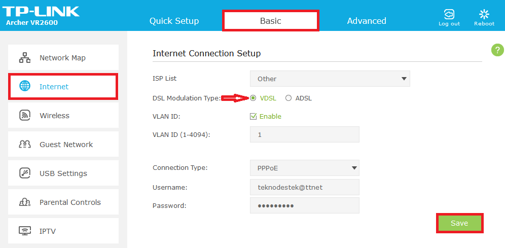 TP-Link Archer VR2600 Modem Kurulumu