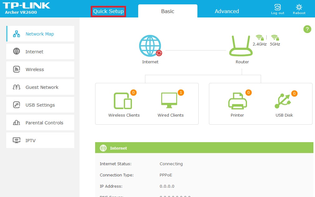 TP-Link Archer VR2600 Modem Kurulumu