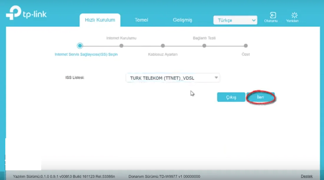 TP Link TD W9977 Modem Kurulumu ve Kablosuz Ayarlar