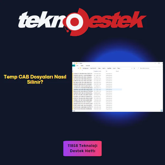 Temp dosyalarını tamamen temizleme