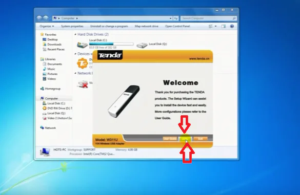 'Tenda W311MI Wireless N 150Mbps' USB Adaptör Kurulumu (Resimli Anlatım)
