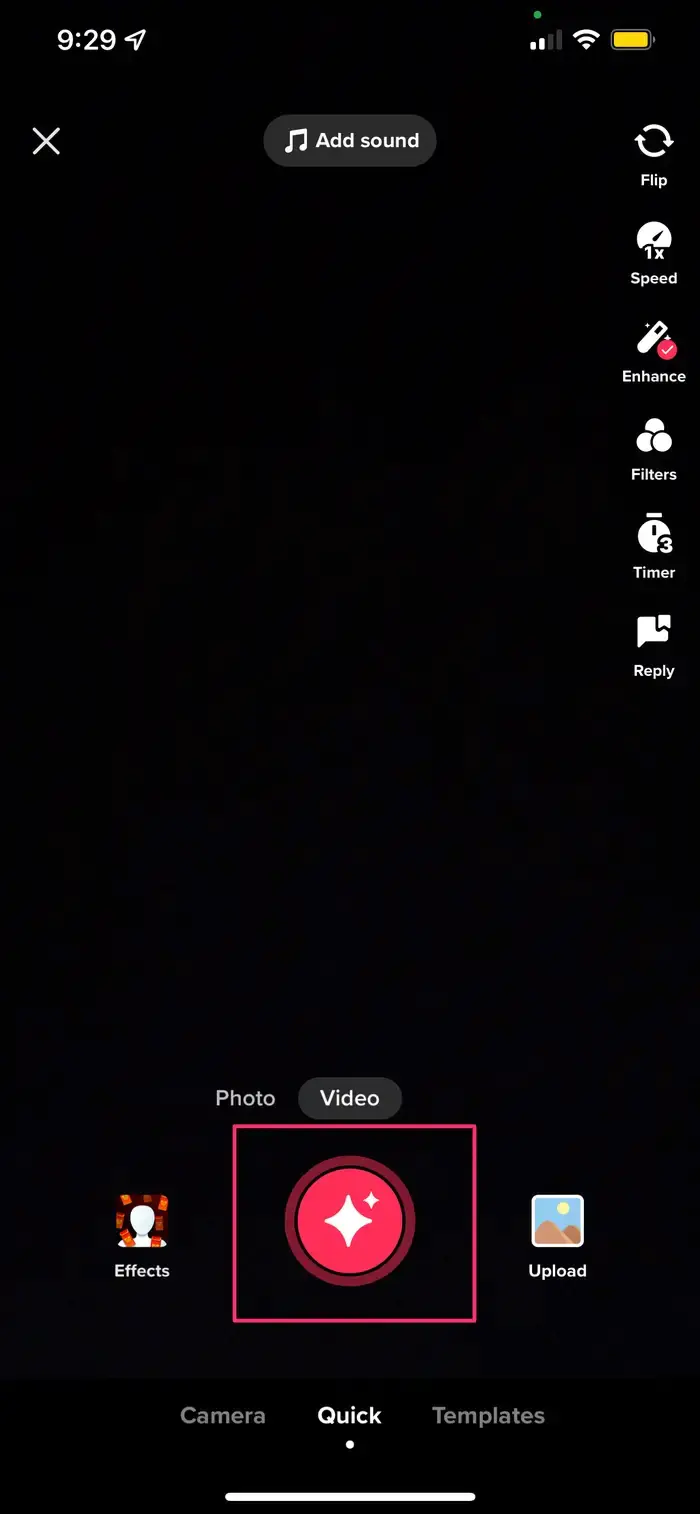 TikTok Videosunu Tersten Oynatma