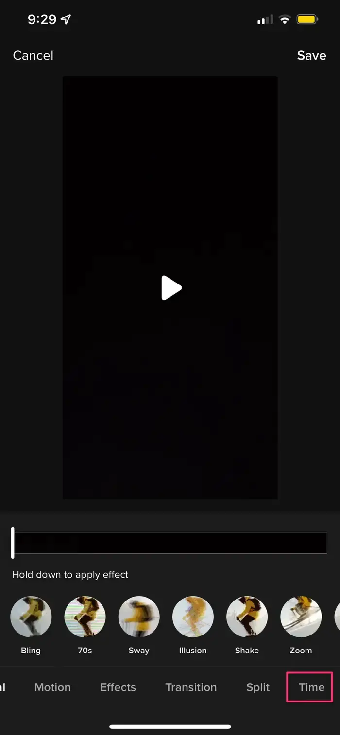 TikTok Videosunu Tersten Oynatma