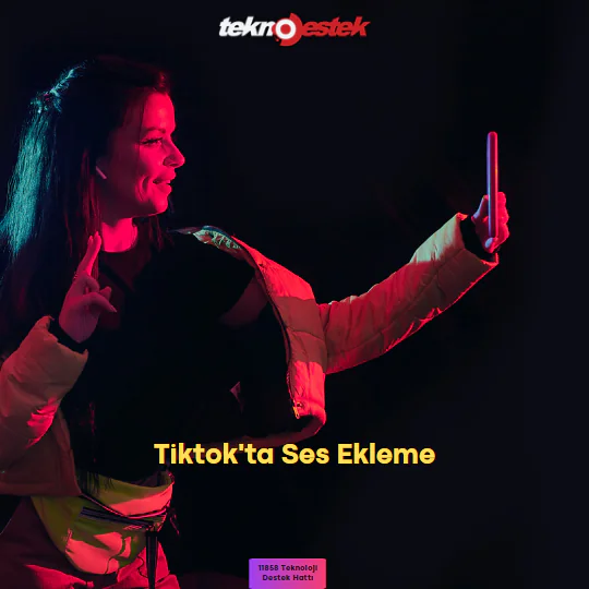 Tiktok'ta Ses Ekleme Adımları