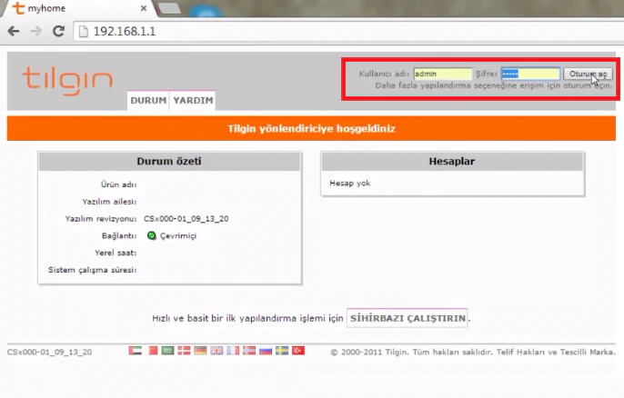 Tılgın' Modemlerde Port Açma (Resimli Anlatım)