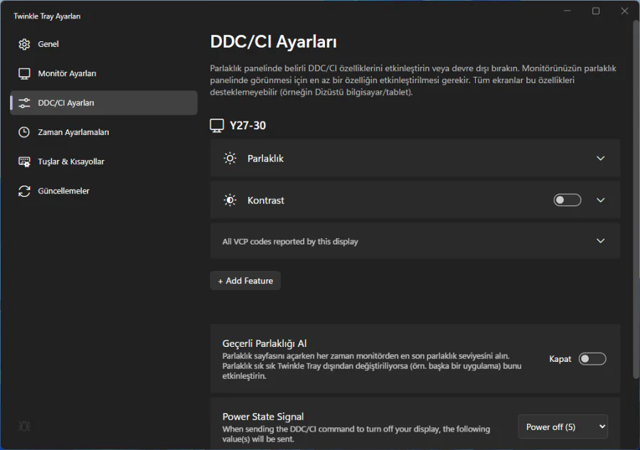 Ekran Parlaklığı Ayarlama Programı Twinkle Tray