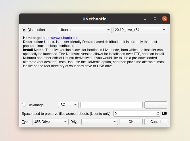 UNetbootin ile formatlamadan bootable USB bellek oluşturma