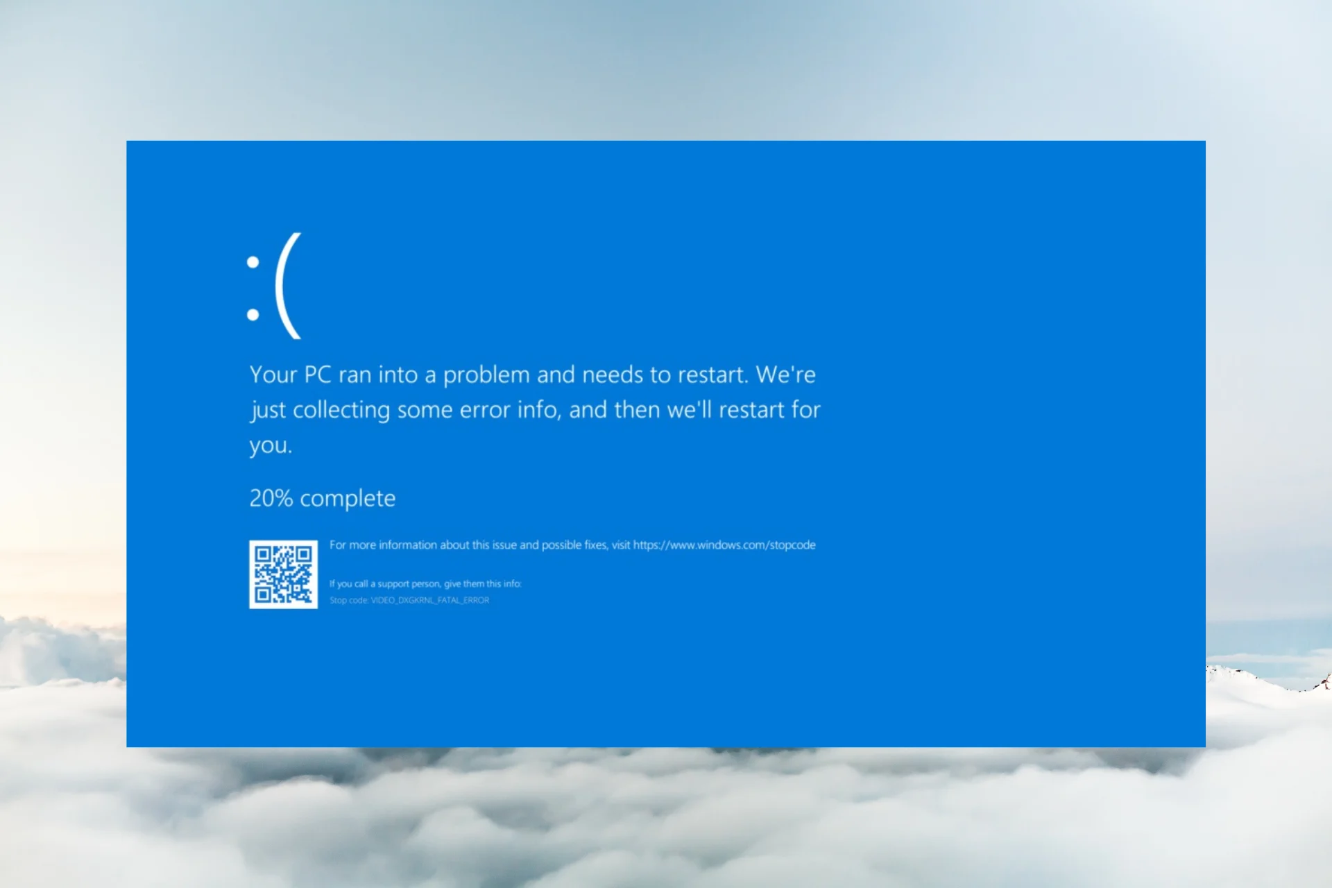 VIDEO_DXGKRNL_FATAL_ERROR hatasının arkasındaki olası sebeplerin görsel temsili.
