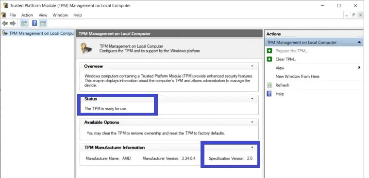 Valorant VAN9003 hatası çözümü için tpm kontrol edilmesi