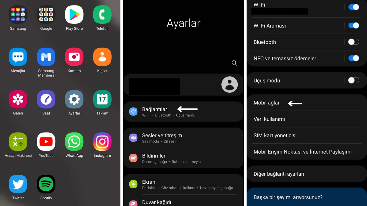 Ağ Bağlantısını Kontrol Edin