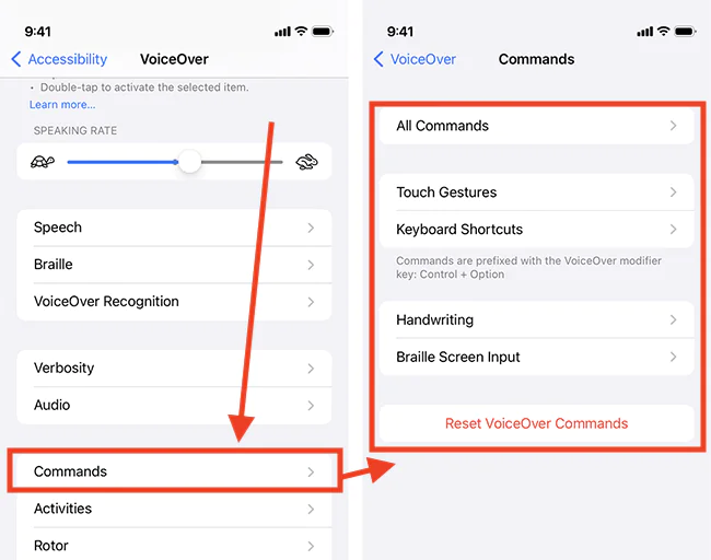 iPhone'da VoiceOver ile Ekran Klavyesi Kullanma