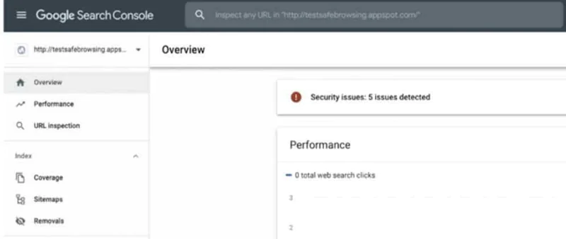 Web Sitenizdeki Yanlış Site Uyarısı